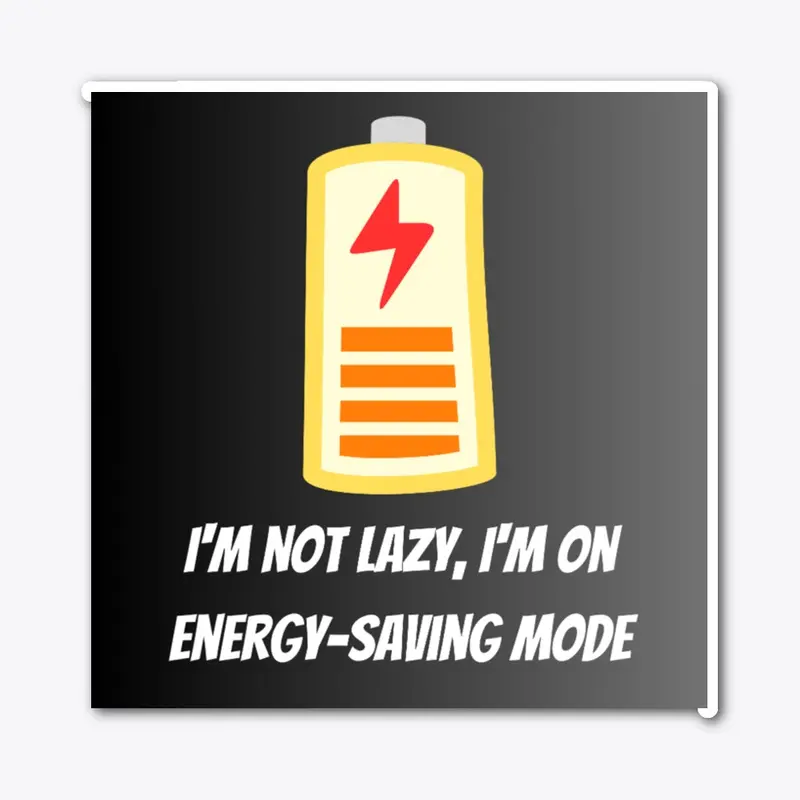 Funny gift idea: Energy saving-mode