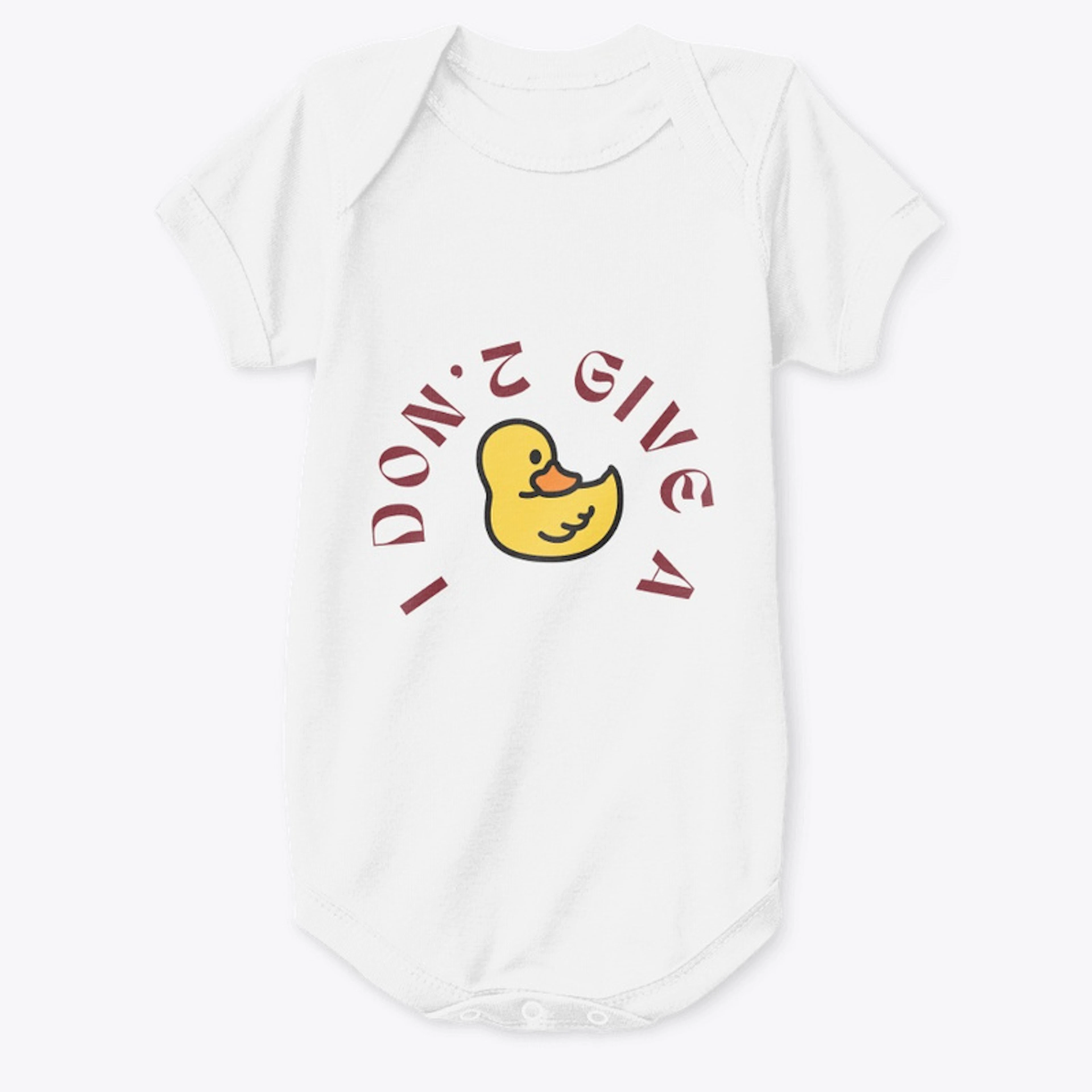 funny t-shirt i don't give a duck