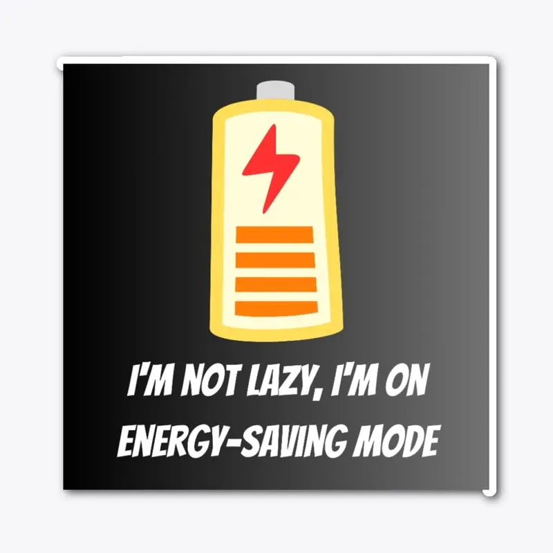 Funny gift idea: Energy saving-mode