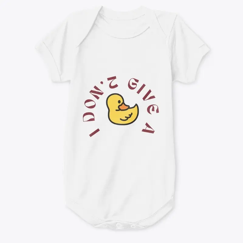 funny t-shirt i don't give a duck