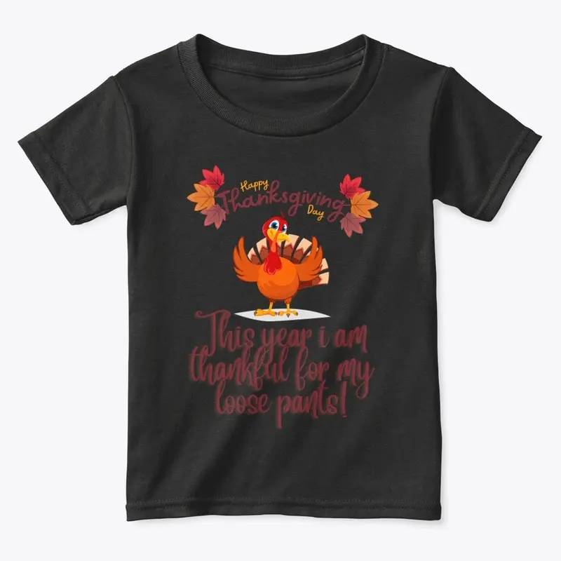 Funny thanksgiving - thankful loose pant